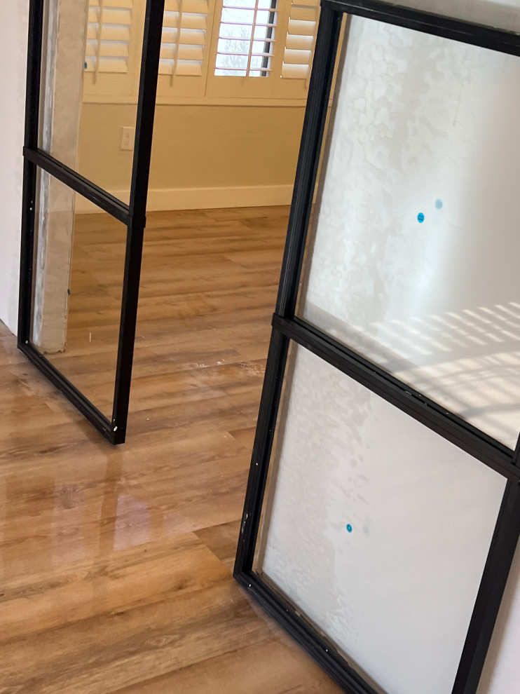 Glass Barn Door installation