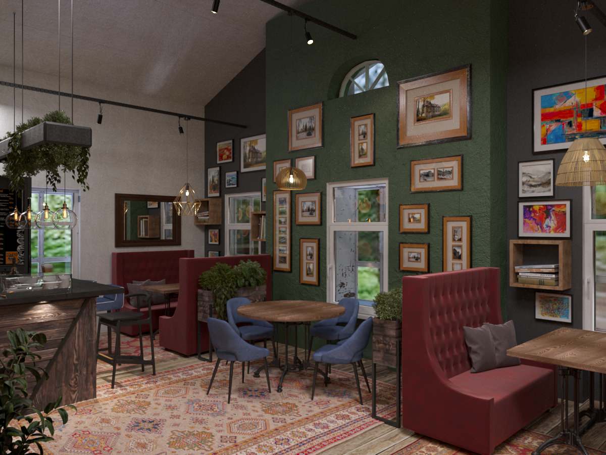 кафе ДЫМ в Шуваловском парке