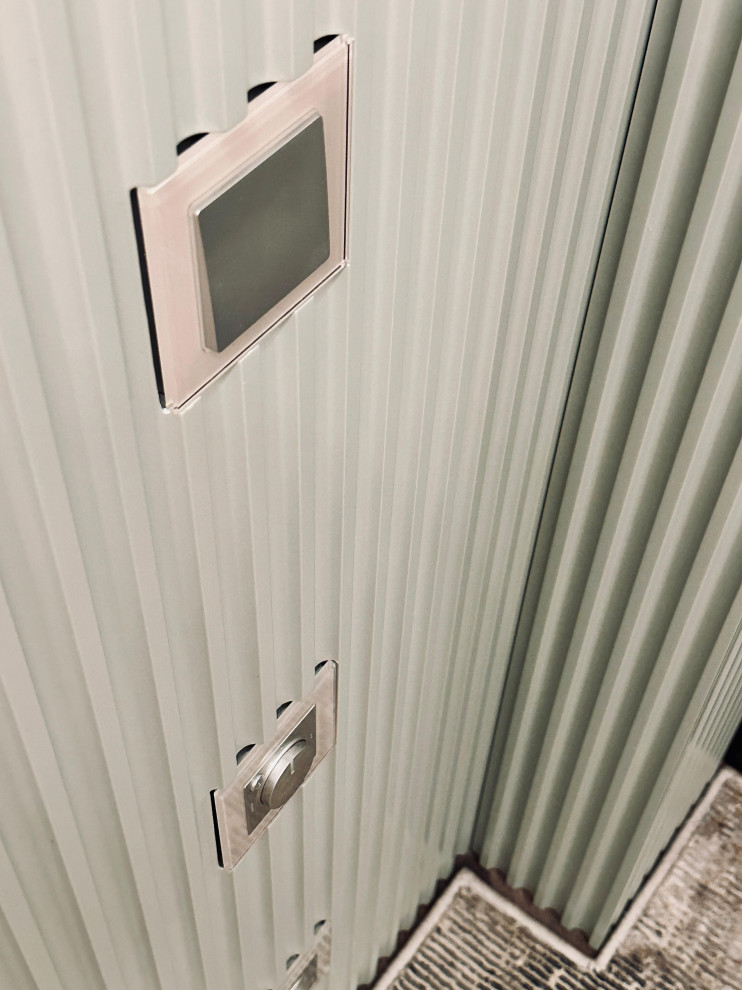 Стеновые панели из МДФ эмаль в прихожей