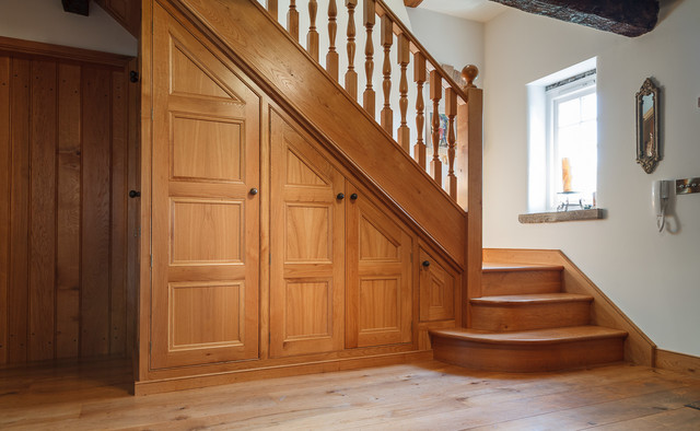 Oak under stairs storage Traditional Other by Tait Furniture Houzz IE