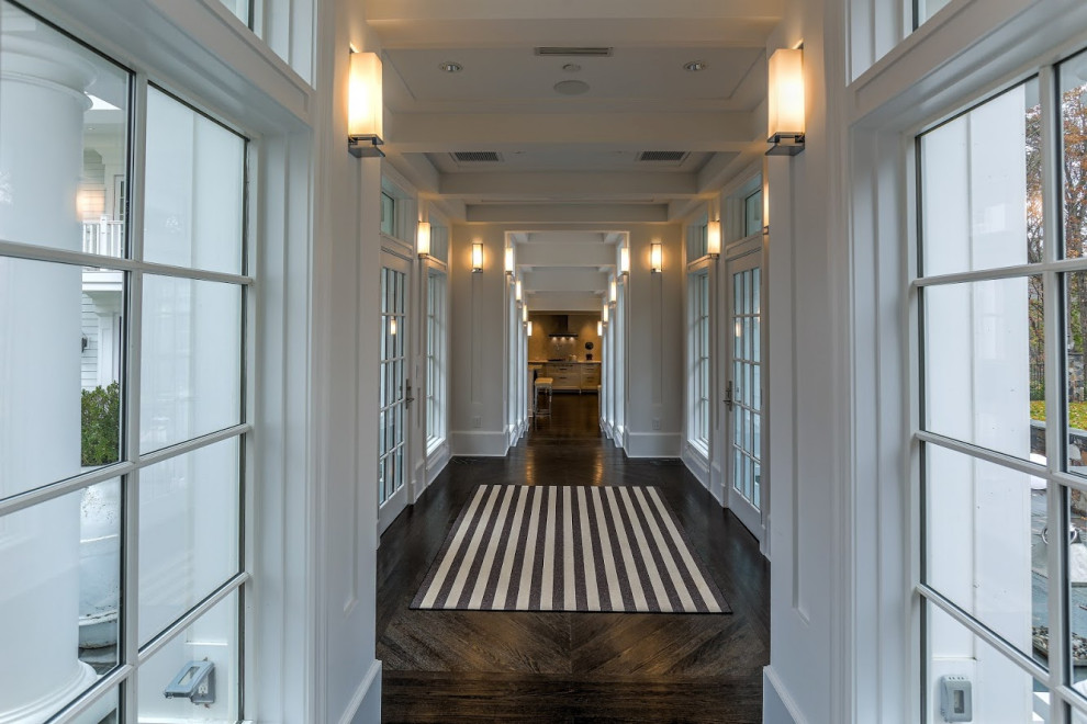 Design ideas for a modern hallway in New York.
