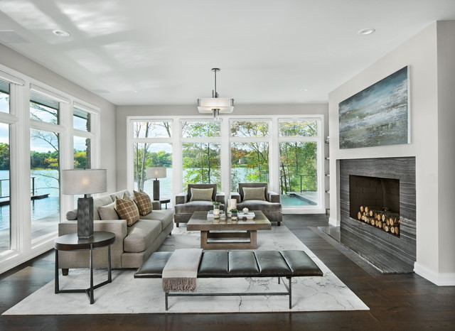 Contemporary Prairie Style contemporain-salon