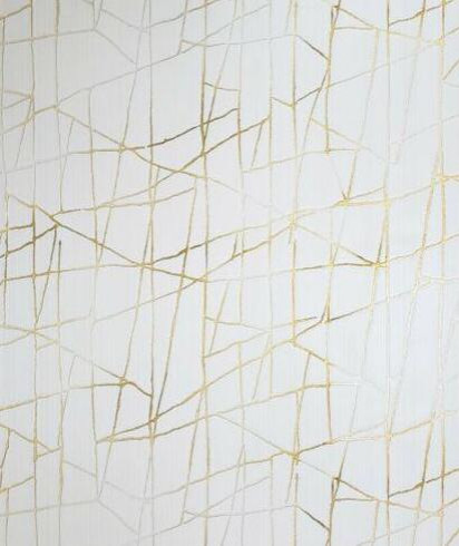 Wallpaper beige cream off white gold metallic Textured lines 3D -  Traditional - Wallpaper - by Wallcoverings Mart | Houzz
