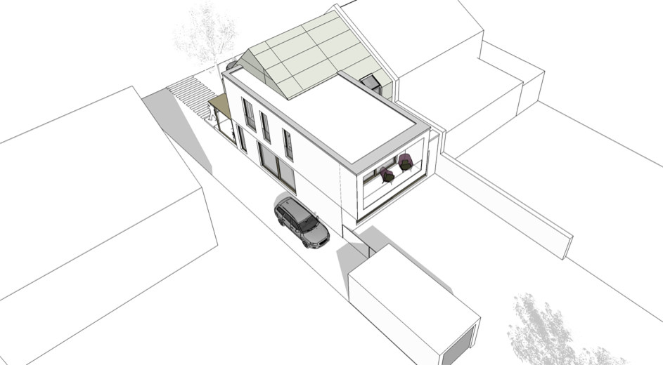 Neubau Doppelhaushälfte K
