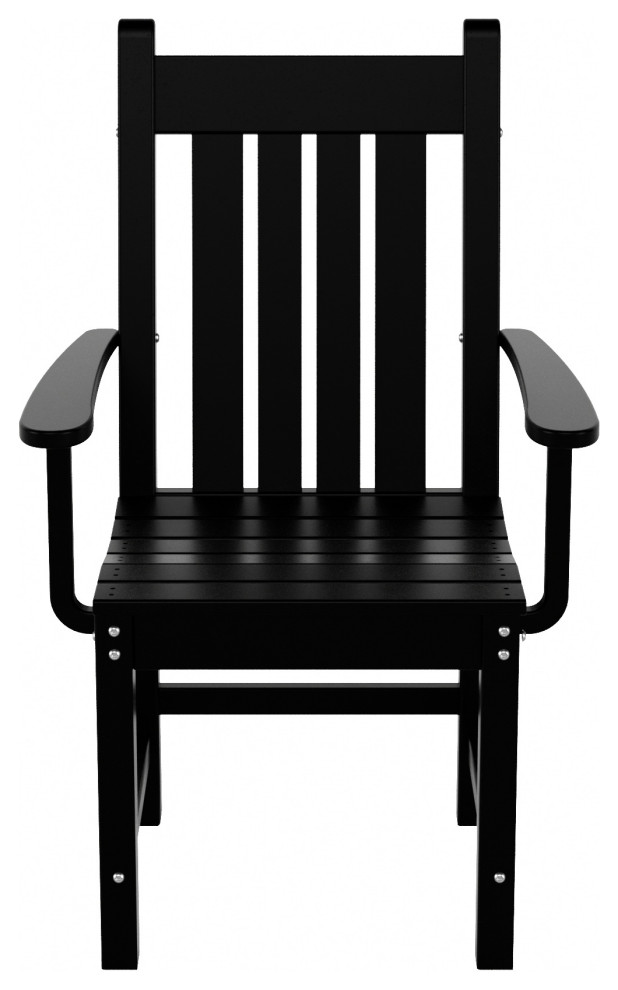 WestinTrends Patio Garden Poly Lumber Dining Arm Chair Indoor Outdoor