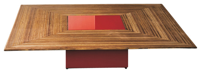 Fitzroy Coffee Table, Teka-Red Lacquer