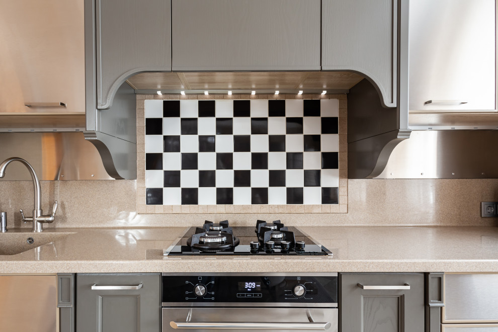 Стильная дизайнерская кухня