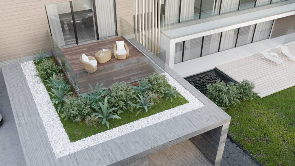 Загородный жилой дом "КОНСОЛЬ" общей площадью 690 м.кв.