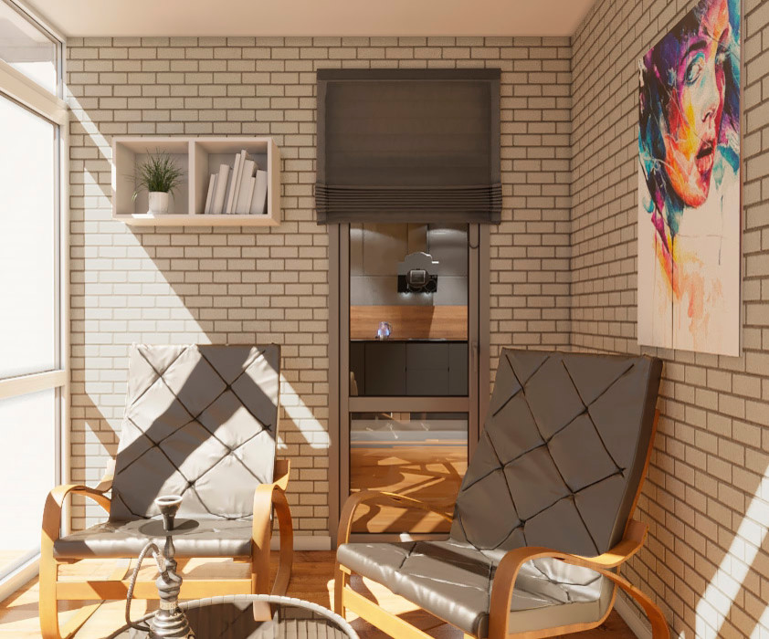 Дизайн интерьера квартиры в современном стиле в Екатеринбурге.