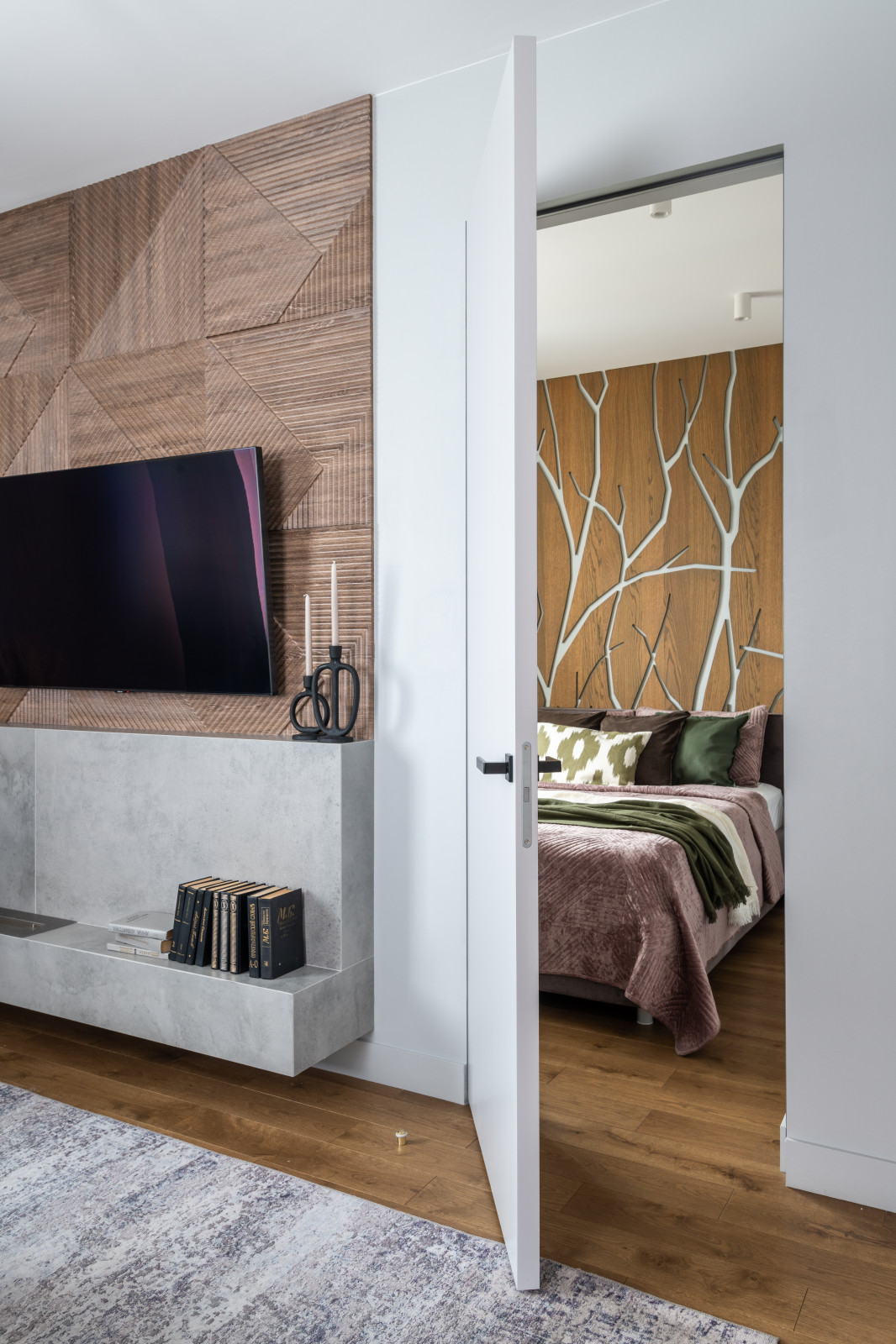 Современная квартира с элементами Эко - стиля.