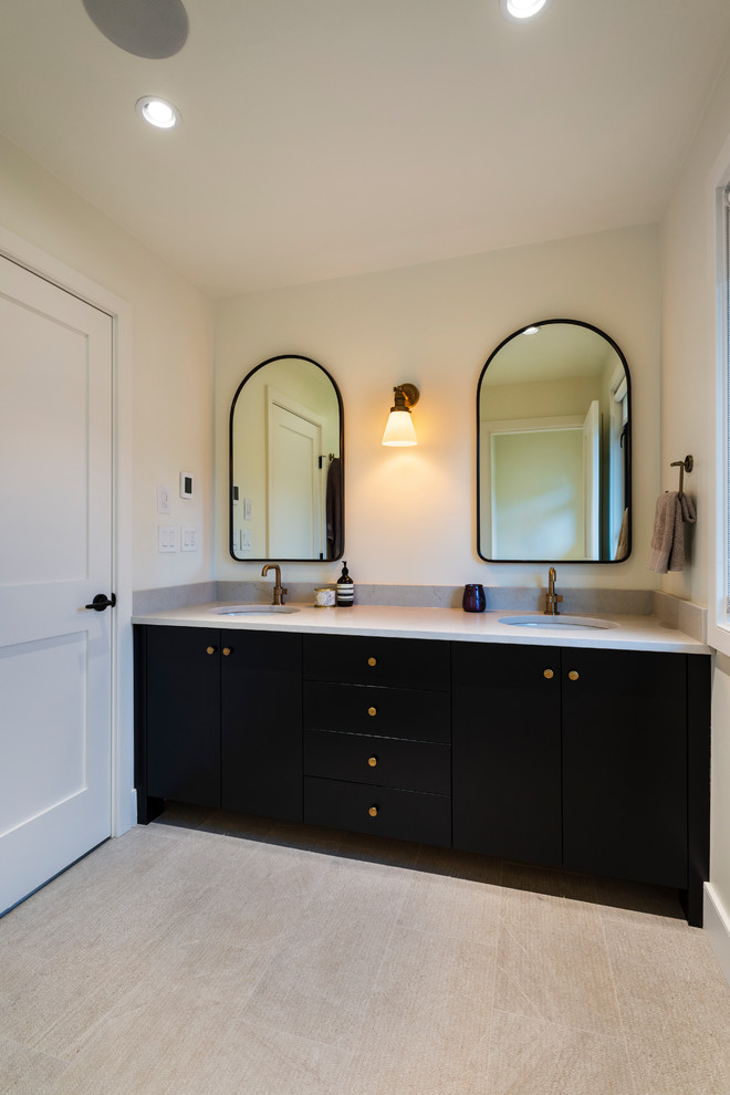 Inspiration for a rustic home design remodel in Vancouver