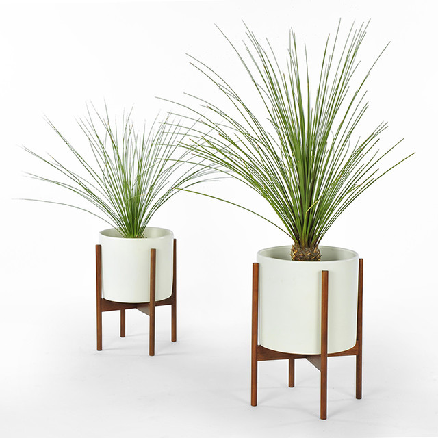 Modernica Case Study Planter With Stand White Modern Indoor Modernica Case Study Planter With Stand White Modern Indoor Pots And Planters By Horne