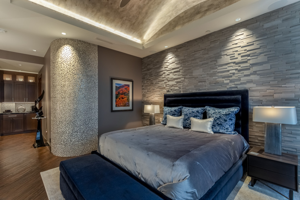 Modern Penthouse - Contemporary - Bedroom - Omaha - by LK Design | Houzz UK