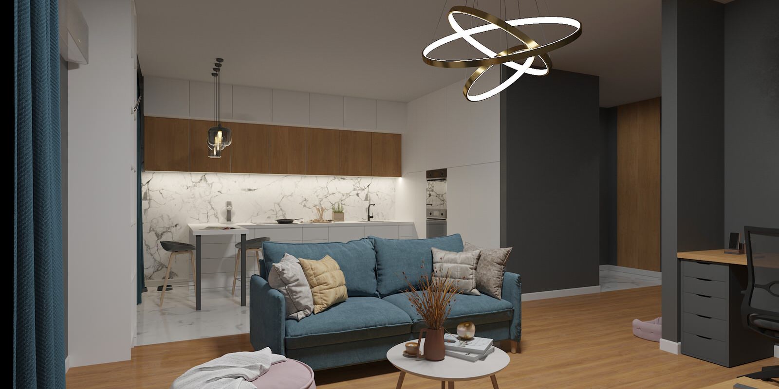 Кухня-гостиная