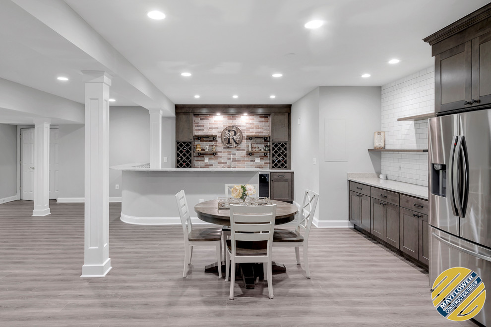 Transitional home design photo in DC Metro