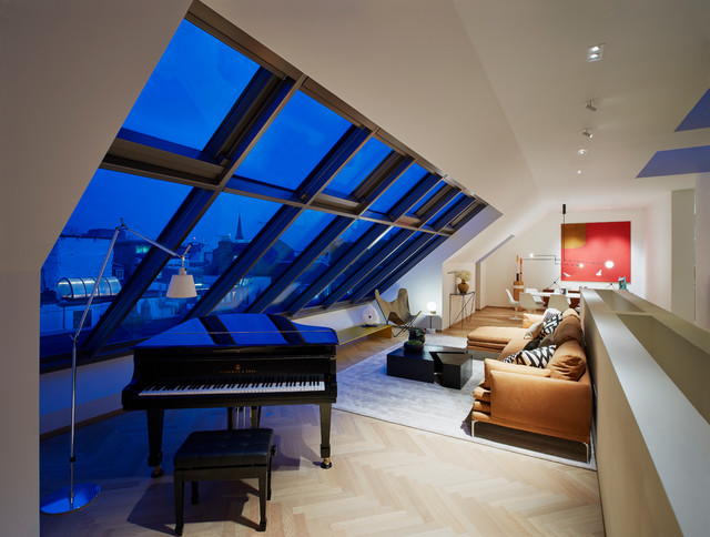 Mayfair penthouse contemporary-living-room