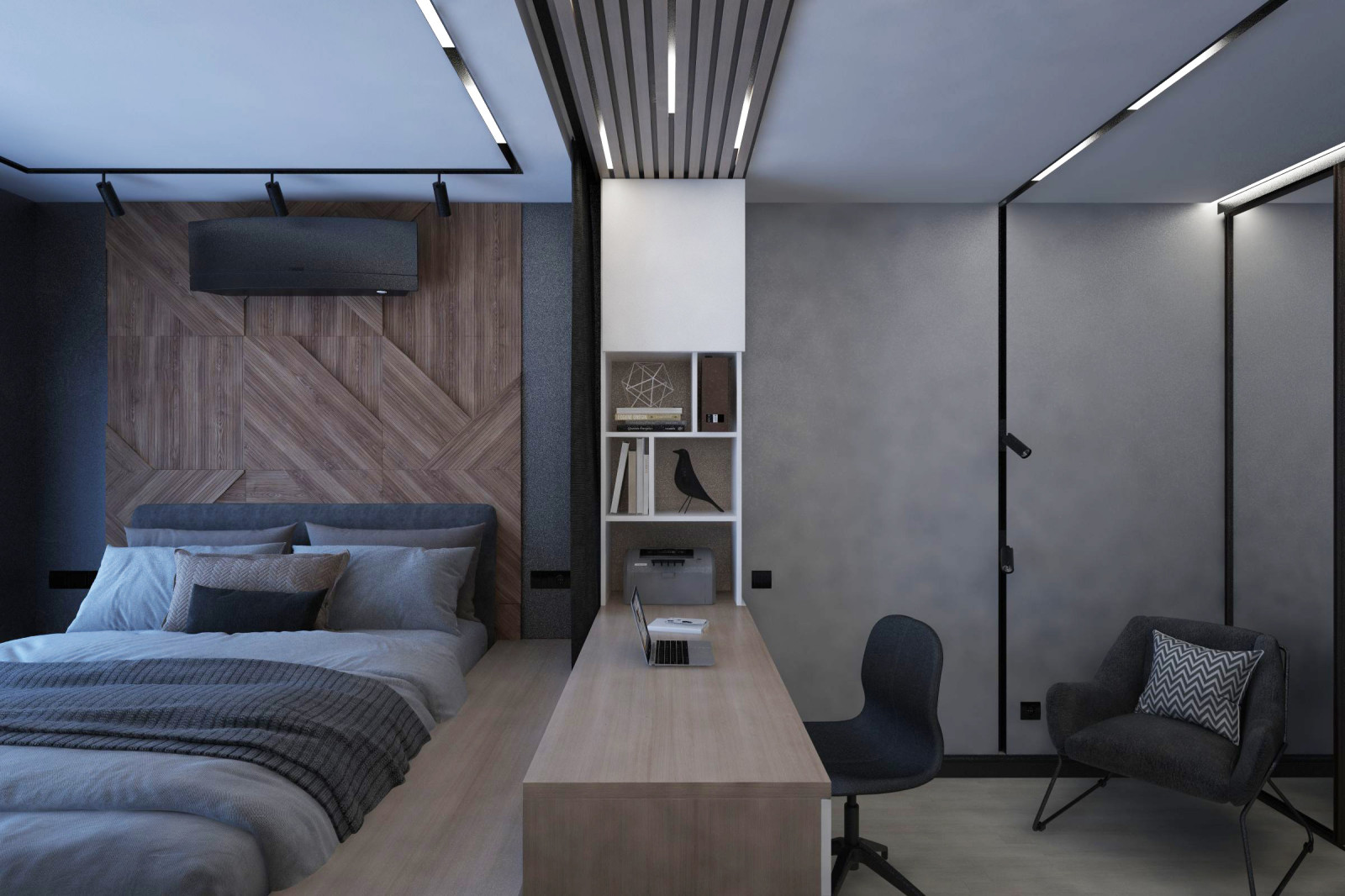 Брутальная квартира для студента, г.Самара