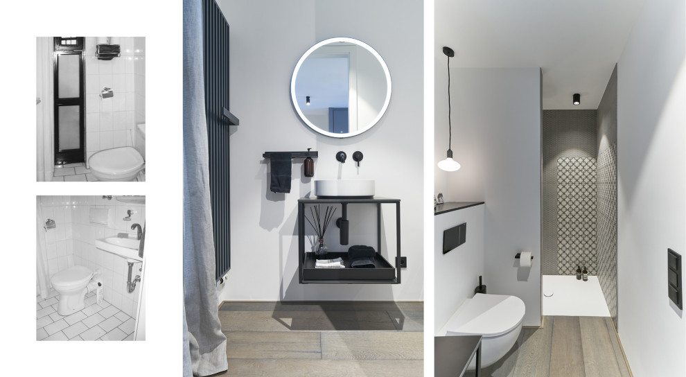 Vorher-Nachher: Modernisierung des Gästebads mit Dusche