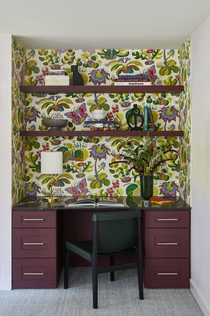 CHICAGO TOWNHOUSE transitional-home-office