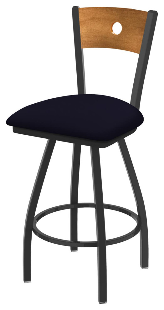Holland Bar Stool 36" Swivel Counter Stool With Pewter