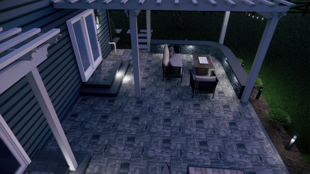 Fairfax Station Outdoor Living 3D Design Rendering Service