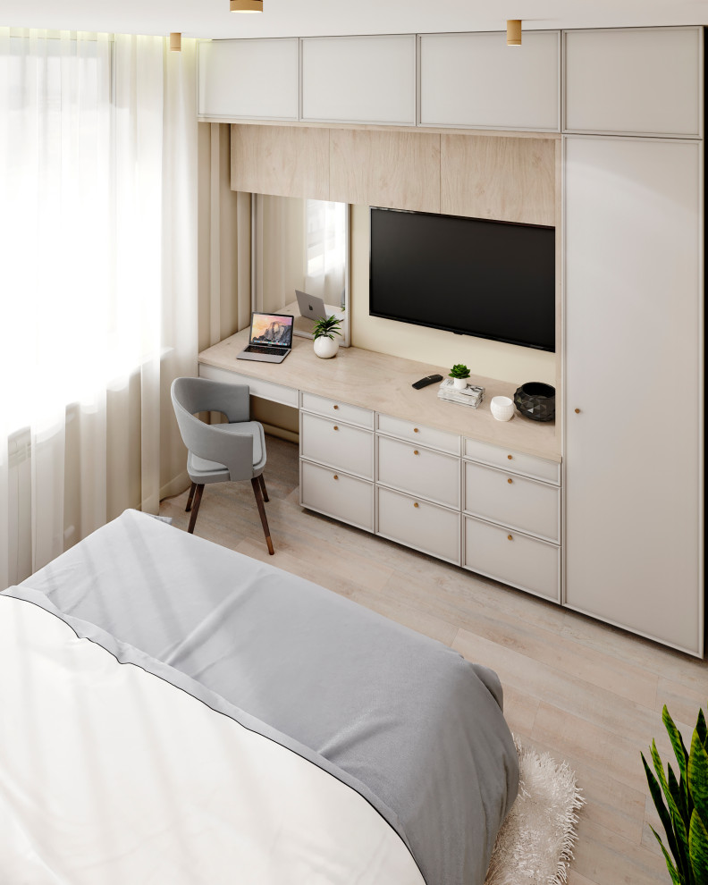 Проект "Белее белого" спальня