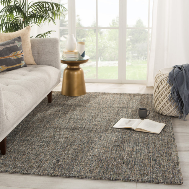 Jaipur Living Sutton Natural Solid Gray Blue Area Rug Contemporary Rugs By - Solid Gray Area Rug Living Room Jaipur Living Sutton Natural Solid Gray Blue Area Rug Contemporary Rugs By - Solid Gray Area Rug Living Room