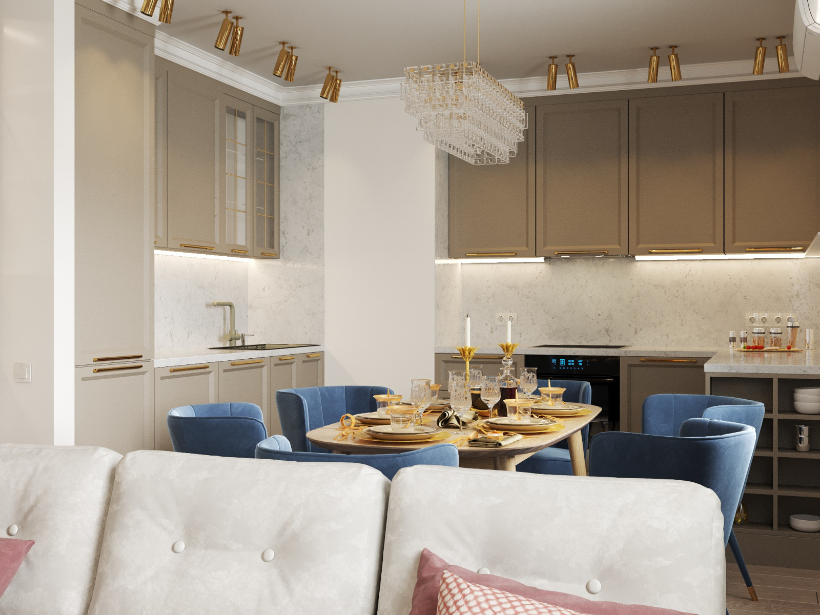 "Настроение праздника" Кухня-столовая