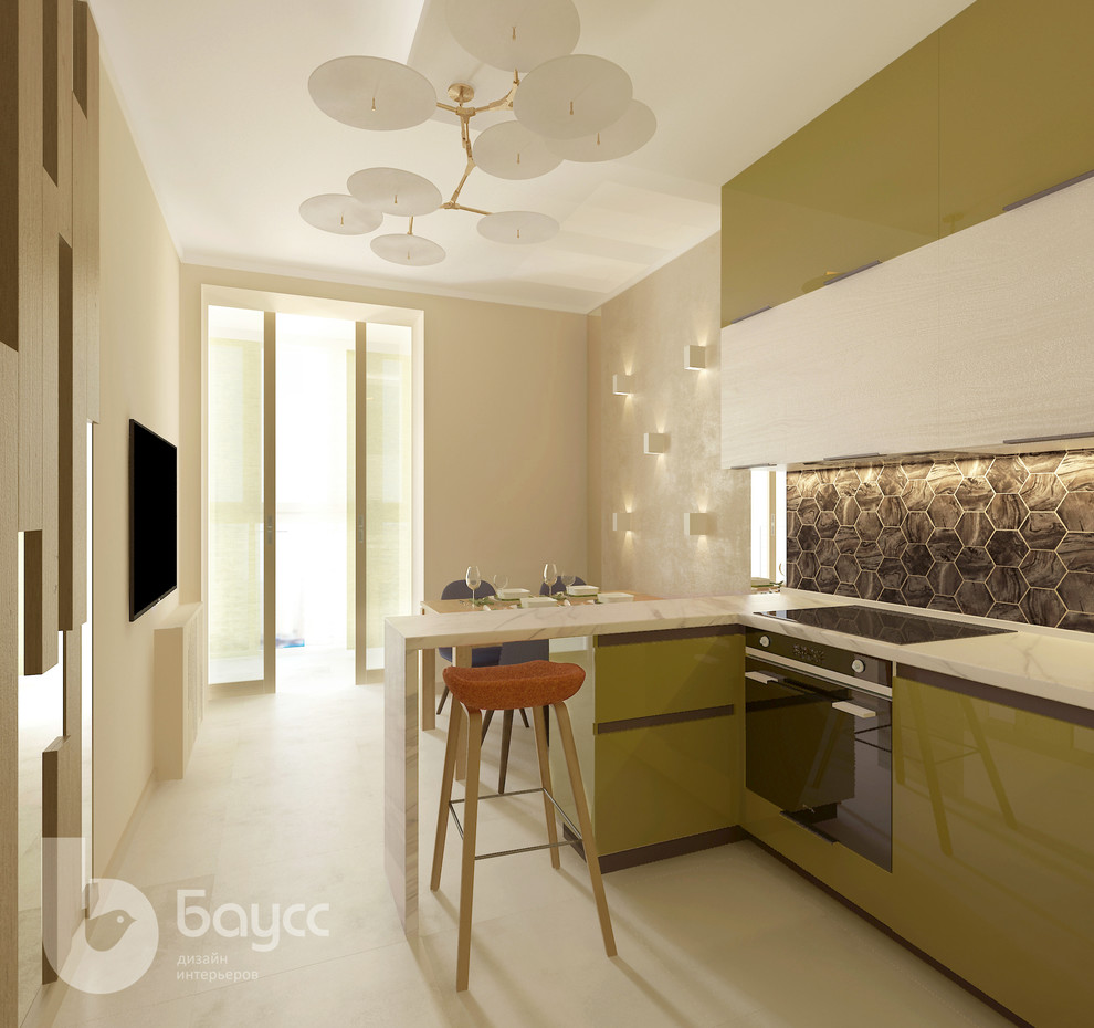 Проект "ФИСТАШКОВЫЙ". Квартира 85 кв. м