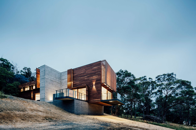Dawes Road House trendy-hus-og-facade