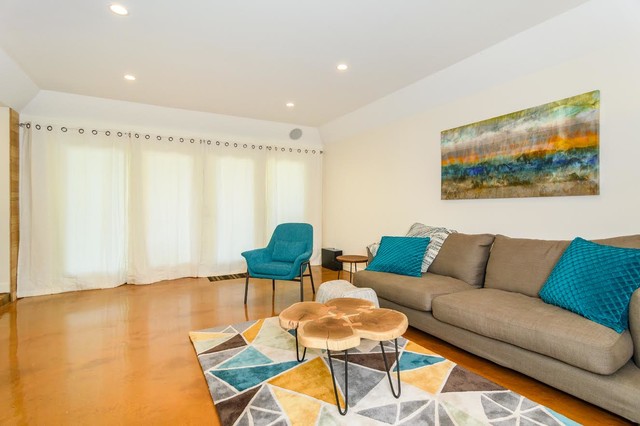 North Asheville Airbnb Design fusion-living-room