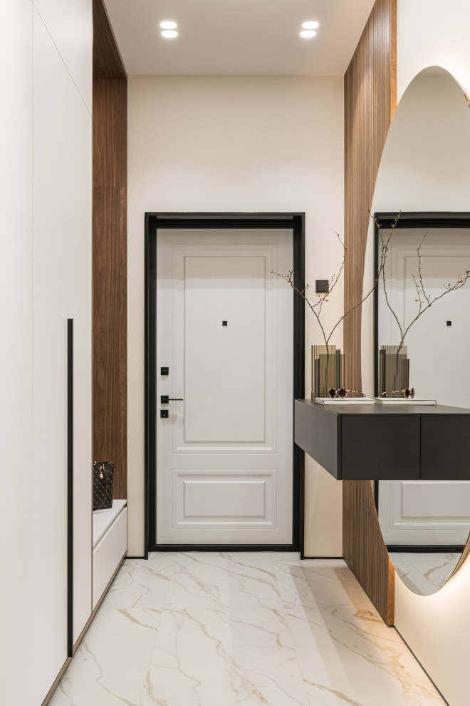 Квартира для активной семьи в минималистичном стиле