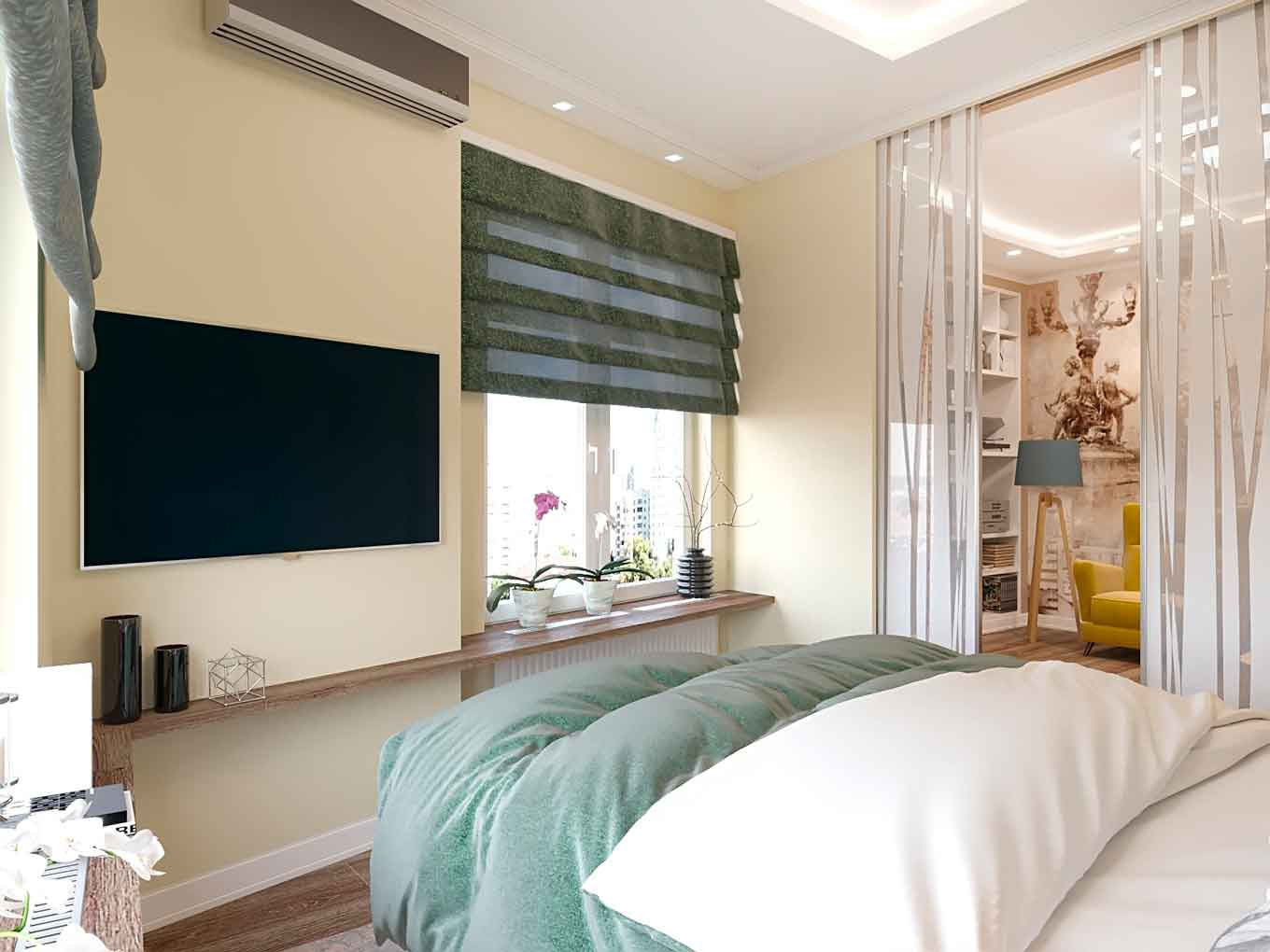 Уютная спальная комната для родителей