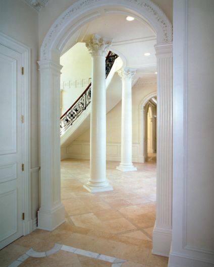 Photo of a traditional entryway in New York.
