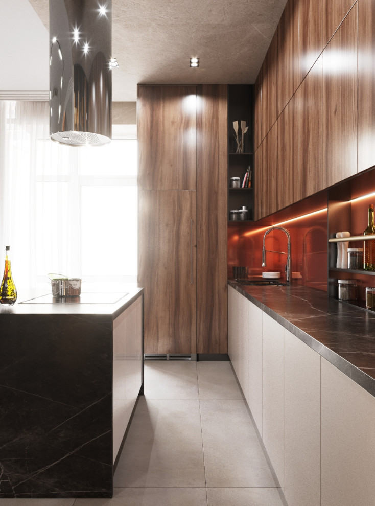 Кухня-гостиная в ЖК "Бульварный переулок"