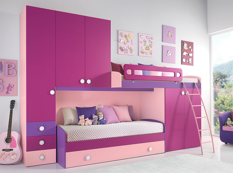 Kids Bedroom VV Bunk Bed Composition G074 - Call For Price