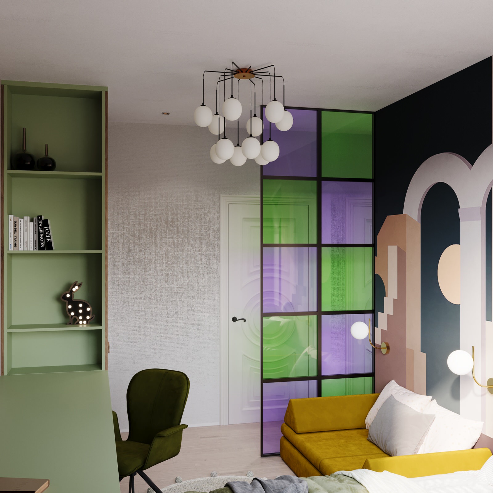 Дизайн 2х этажного дома в стиле эклектика