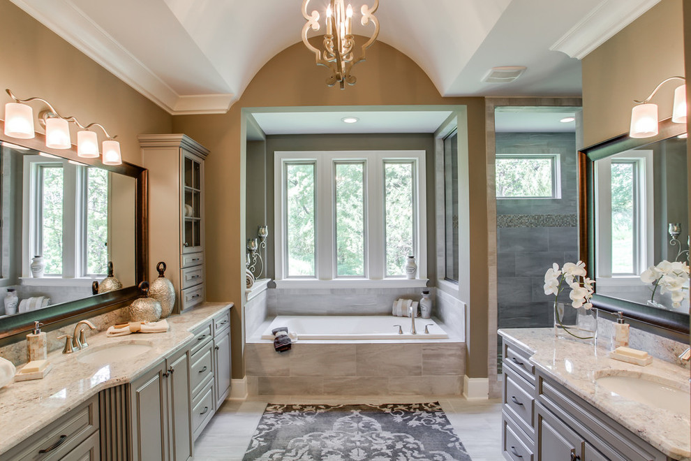 Kings' Chapel Model Home Bathroom Nashville by Drees Homes