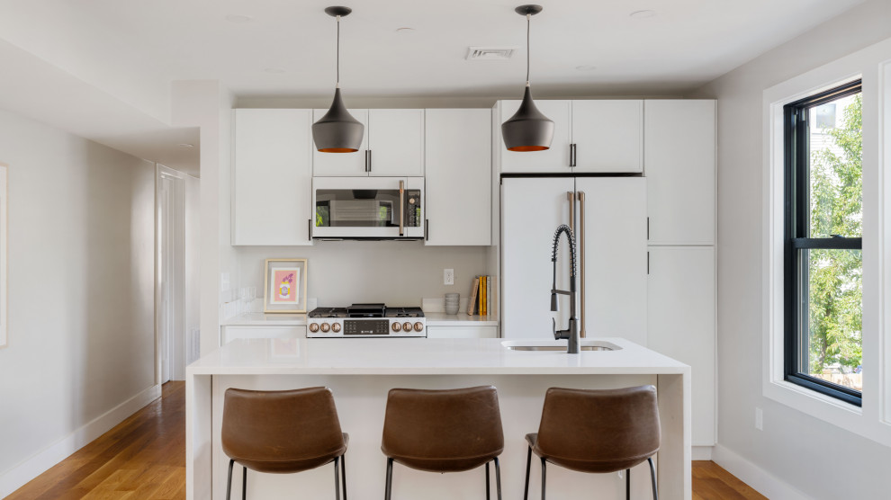 Kitchen - transitional kitchen idea in Boston