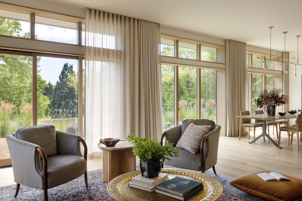 April Hill House - Modern - Living Room - Portland - by JDL Development ...