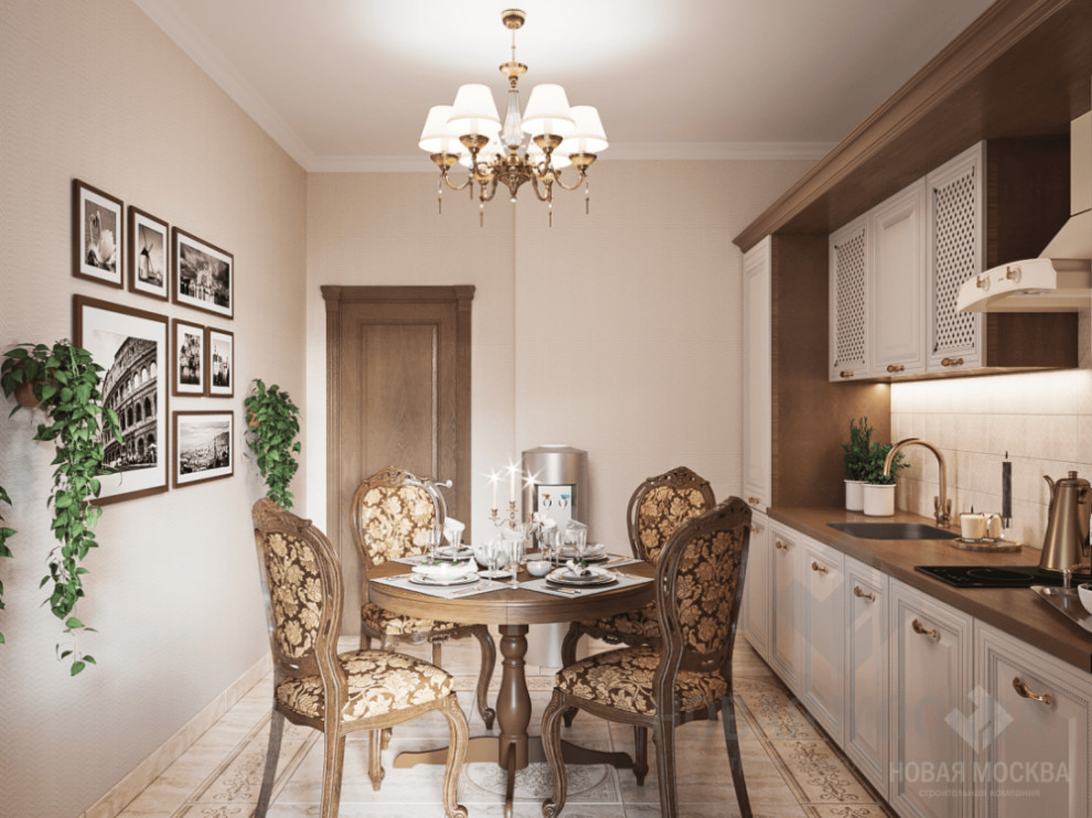 Дизай-проект однокомнатной квартиры 48 кв.м. в ЖК «Рассказово»