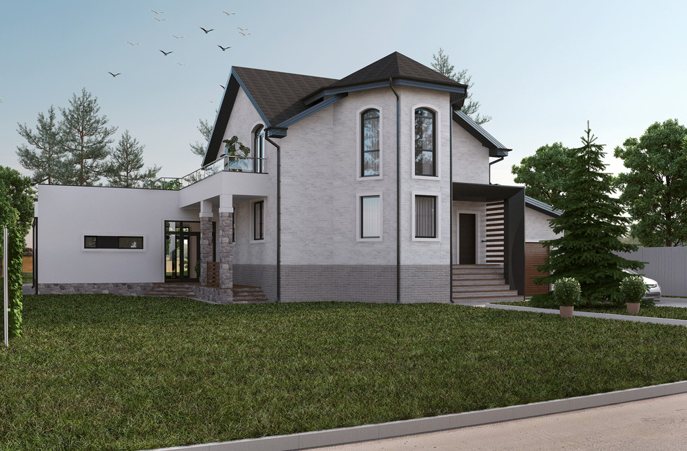 Эскизное решение дома в Нижегородской области