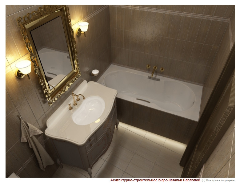 Квартира в классическом стиле 50 кв. м.