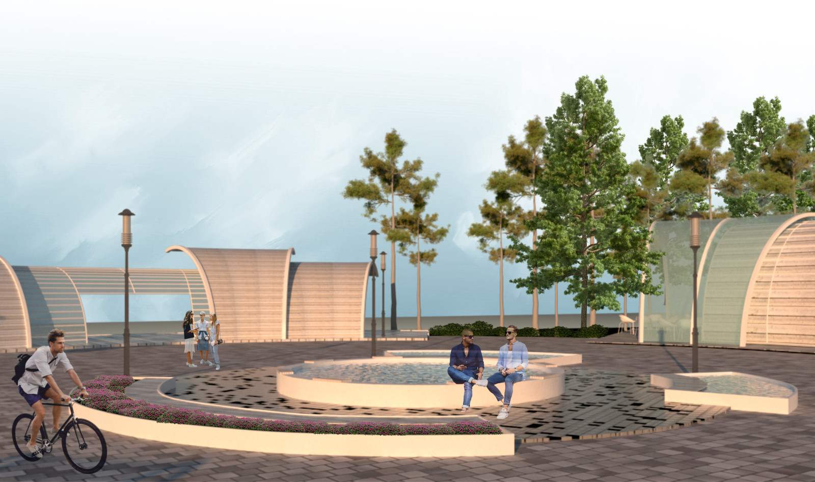 Проект организации прибрежной территории парка "40 лет ВЛКСМ"