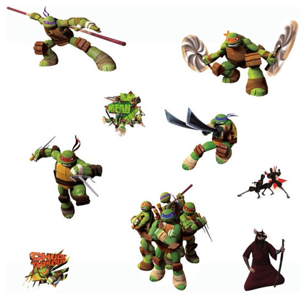 Teenage Mutant Ninja Turtles Wall Stickers Tmnt Decals