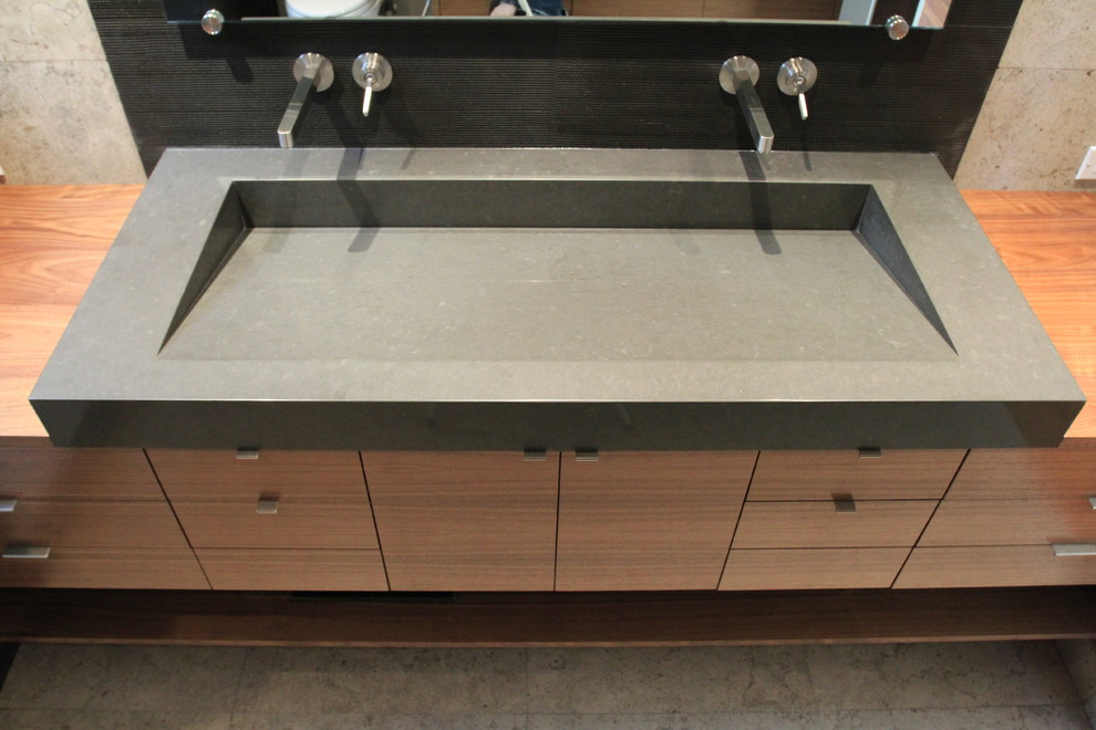 Custom Stone Sinks Contemporary Bathroom Los Angeles by Pacific