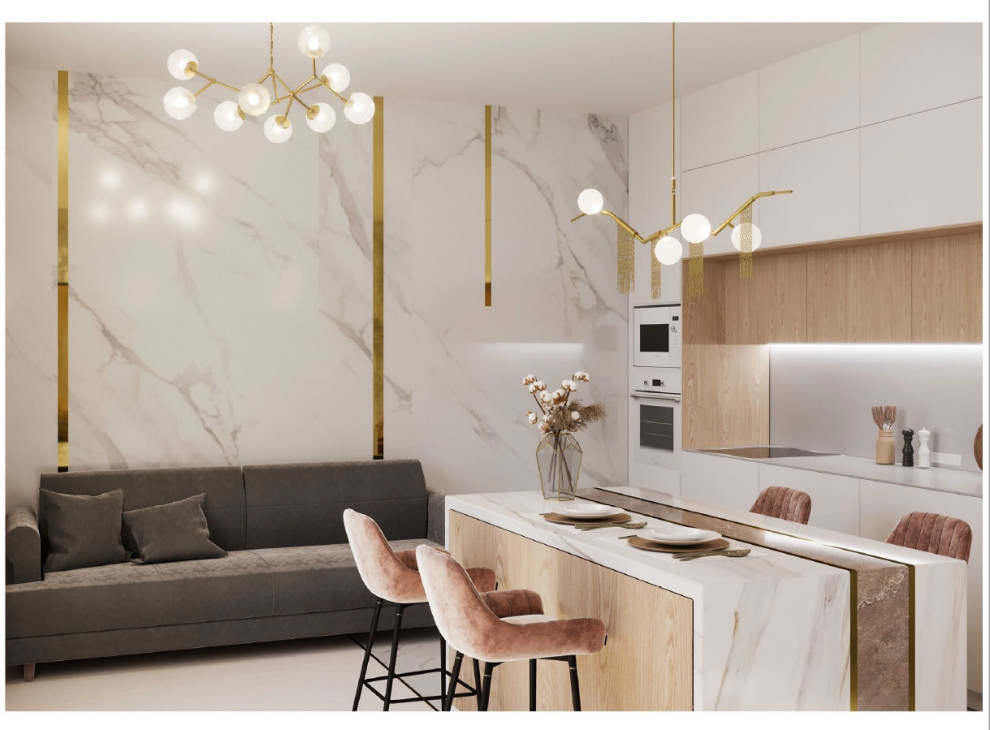 Кухня-гостиная для блогера