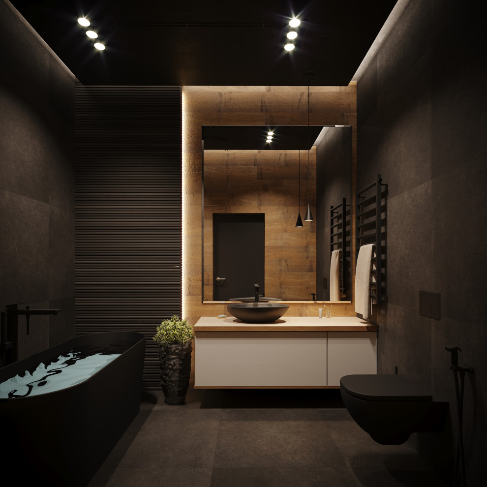 Интерьер квартиры в индустриальном стиле для холостяка