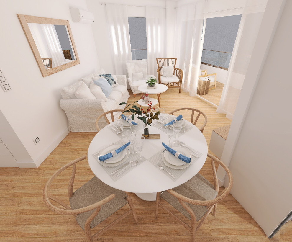 Paraíso Marítimo: Diseño de interior de una apartamento Frente al Mar