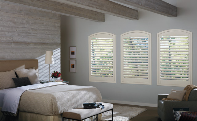 Hunter Douglas eklektisk-sovevaerelse